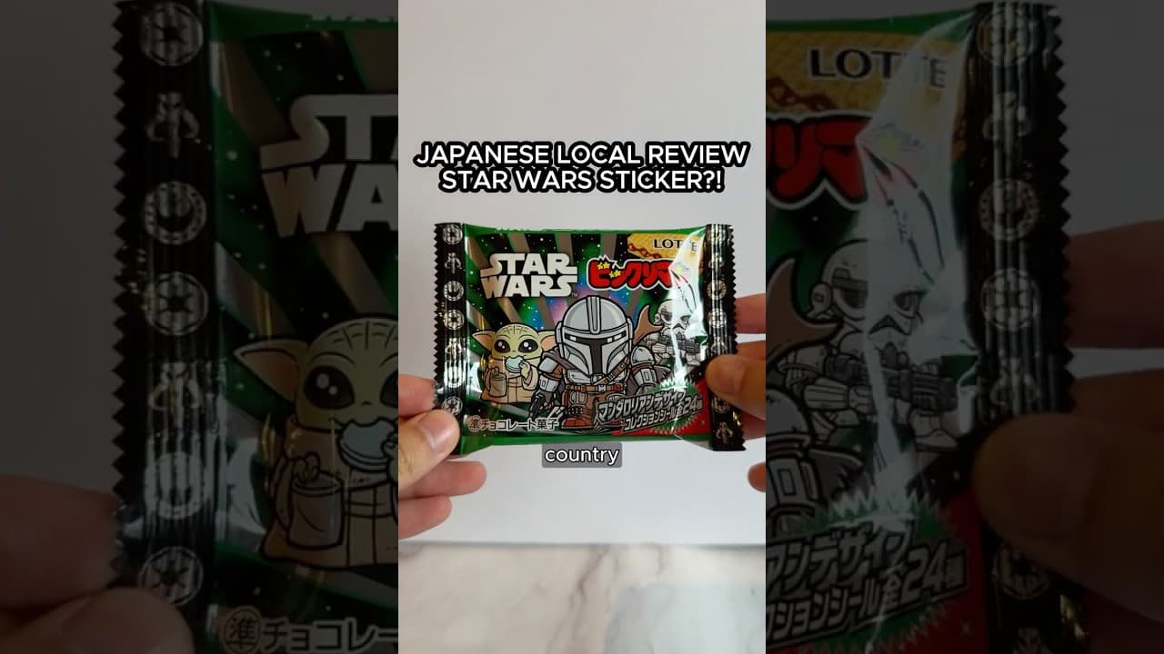 This ¥160 Star Wars Chocolate Is Japan-Only — and the Prize Isn't the Chocolate 🍫🇯🇵