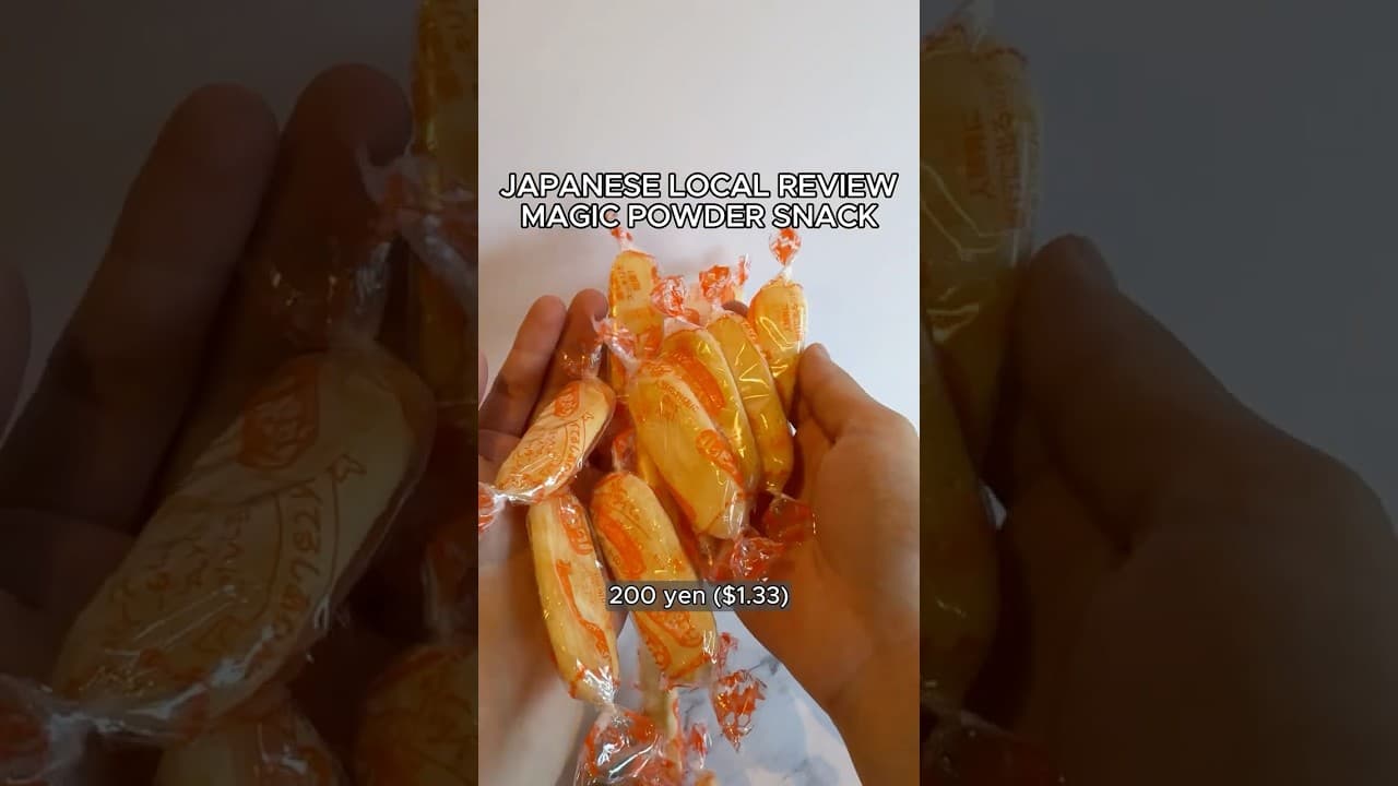 Japanese Local Review: $1 Magic Powder Snack Since 1976 ✨🇯🇵
