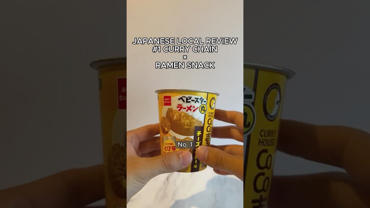 Do NOT Add Water — This $1 Japan Curry Snack Isn't Ramen 😳🍛🇯🇵