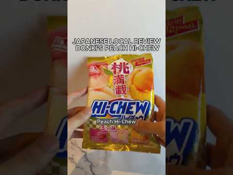 Japanese Local Review: Donki's 3 Peach Hi-Chew — Only 1 Wins 🍑🇯🇵