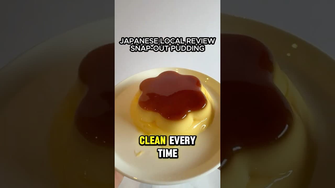 This ¥189 Konbini Pudding Pops Out Perfectly With One Snap 🍮🇯🇵