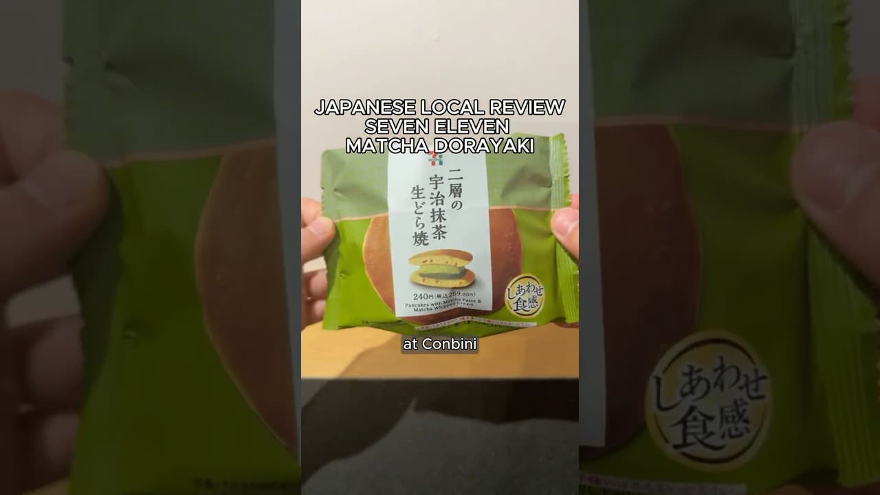 Just Dropped: 7-Eleven's Uji Matcha Nama Dorayaki — $2 Only 🍵 🇯🇵