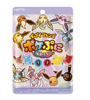 Lotte Poke-puni Eevee Friends Gummy