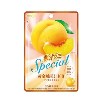 Meiji Kaju Gummy Special Golden Peach