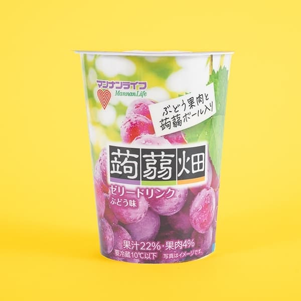 FamilyMart Konnyakubatake Grape Jelly Drink